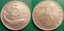 5 Lires 1954