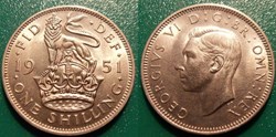 1 Shilling 1951 Cimier de l'Angleterre