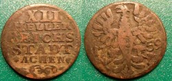 Allemagne Aachen 12 Heller 1759