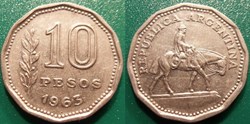 10 Pesos 1963