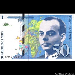 50 Francs St Exupéry
