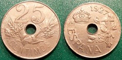 25 Centimos 1927