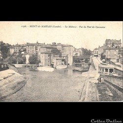 Carte Postale (40) Mont de Marsan + Flamme
