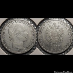 Autriche 1/4 Florin 1859 A