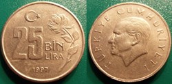 25 Bin Lira 1997