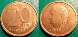 20 Francs 1996 Belgique
