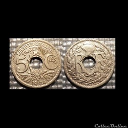 Cc 5 centimes EM Lindauer 1924 17mm 2g
