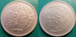 25 Kurus 1341 soit 1923