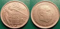50 Pesetas 1957