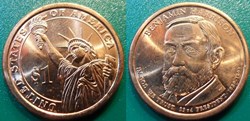 1 dollar Presidents: 1889-1893 Benjamin Harrisson