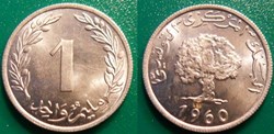 1 Millime 1960