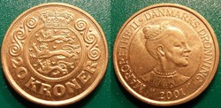 20 Kroner 2001