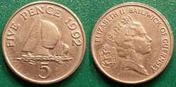 5 Pence 1992