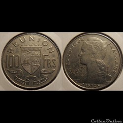 Réunion (Ile de la) 100 Francs République Française 1972