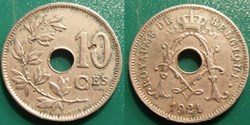 10 Centimes 1921 Belgique