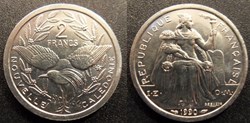 Nouvelle Calédonie 2 Francs 1990 IEOM
