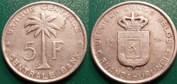 5 Francs 1956 (Congo Belge & Rwanda-Burundi)