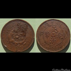Chine Kiang Nan 10 Cash 1907