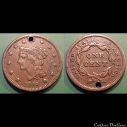 USA One Cent 1841