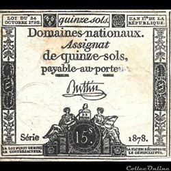 Assignat de quinze sols