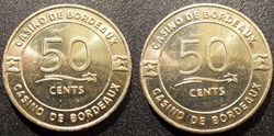 j- Jeton casino Bordeaux 50 Cents