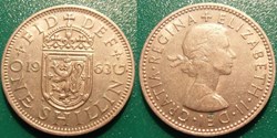 1 Shilling 1963 Blason de l'Ecosse