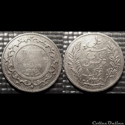 Tunisie 1 Franc 1892A