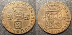 Belgique - Comté de Namur - Maximilien II Emmanuel de Bavière - 1 Liard 1712
