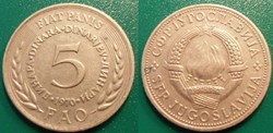 5 Dinars 1970