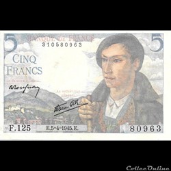 5 francs Berger