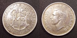 South Africa 2 Shillings 1943 Georges VI