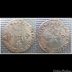 D1 Henri II Double Sol Parisis 1550 A