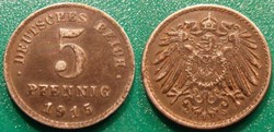 Allemagne 5 Pfennig 1915
