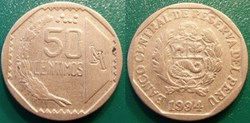 50 Centimos 1994 gros points Braille