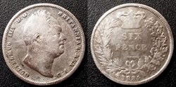 Grande Bretagne 6 Pence 1834 William IV