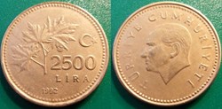 2500 Lira 1992