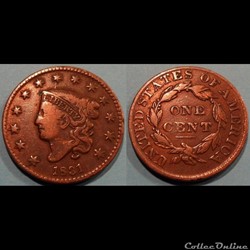 USA One Cent 1831