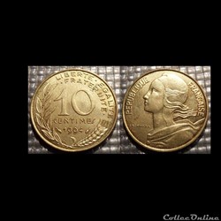 Di 10 centimes Marianne 1994 20mm 3g