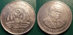 5 Roupies 1991