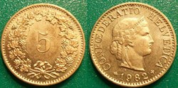 5 Centimes 1982