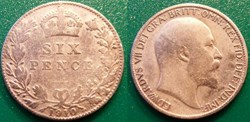 Grande Bretagne 6 Pence 1910