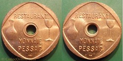 bg- Jeton Pessac Restaurant de la Monnaie