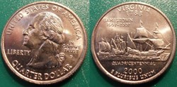 1/4 dollar 2000 D Virginia