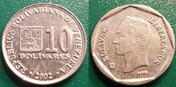 10 Bolivars 2002