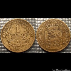 Danemark West India 1 Cent 1860