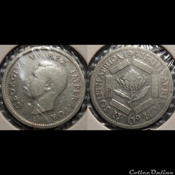 South Africa 6 pence 1943