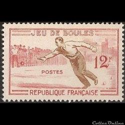 1958 Jeu de boules, joutes nautiques, tir à l'arc, lutte bretonne