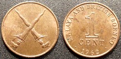 1 Cent 1962 Malaya and British Bornéo