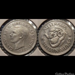 Australie 1 Shilling 1952