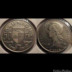 Réunion (Ile de la) 50 Francs République Française 1962